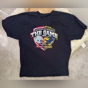 Ohio State vs Michigan The Game 2019 Black Football T-Shirt Size XXL